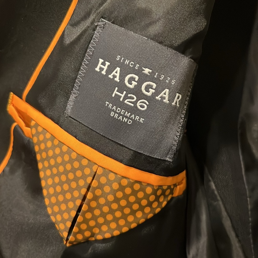 Haggar Classic Black Men's Blazer - Picture 2 of 4